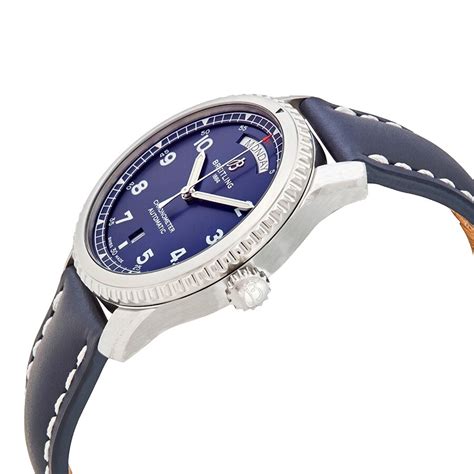 breitling navitimer 8 automatic chronometer blue dial men& 39|Breitling Navitimer 35mm watch.